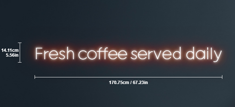 Coffe neon sign