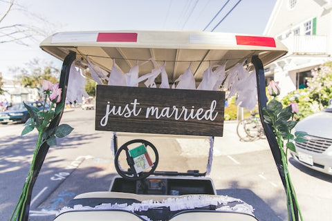 Just Married Sign