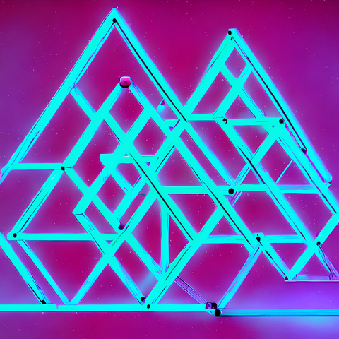 Pyramids Neon