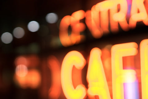 cafe neon sign