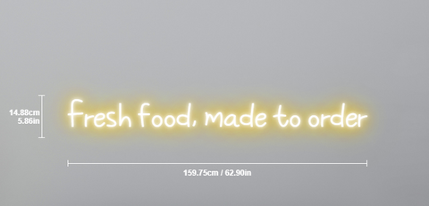 food store neon sign