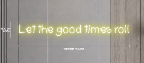 words neon sign