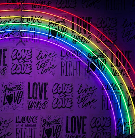 neon sign wall