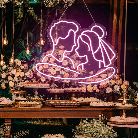 wedding neon sign