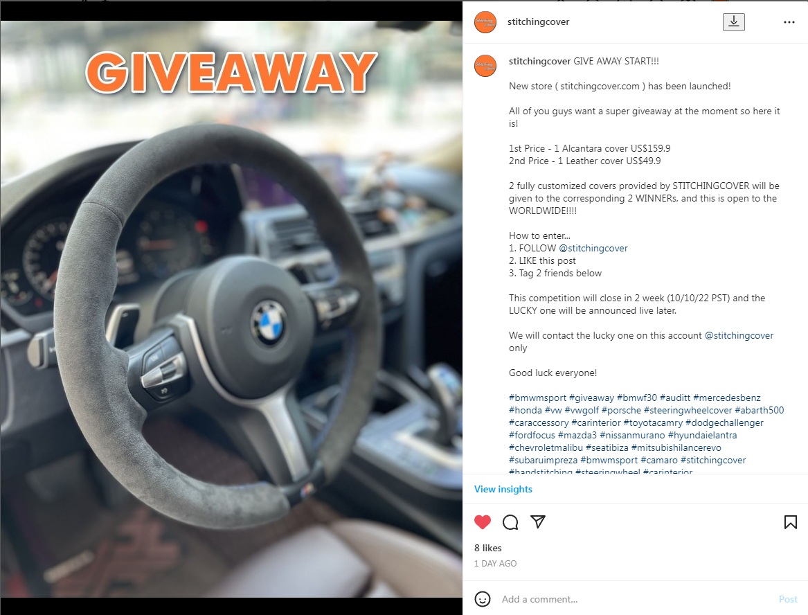 Stitchingcover give away