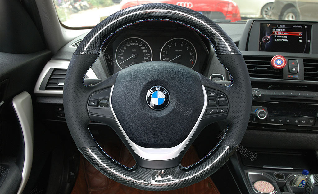 Mewant carbon fiber steering wheel cover