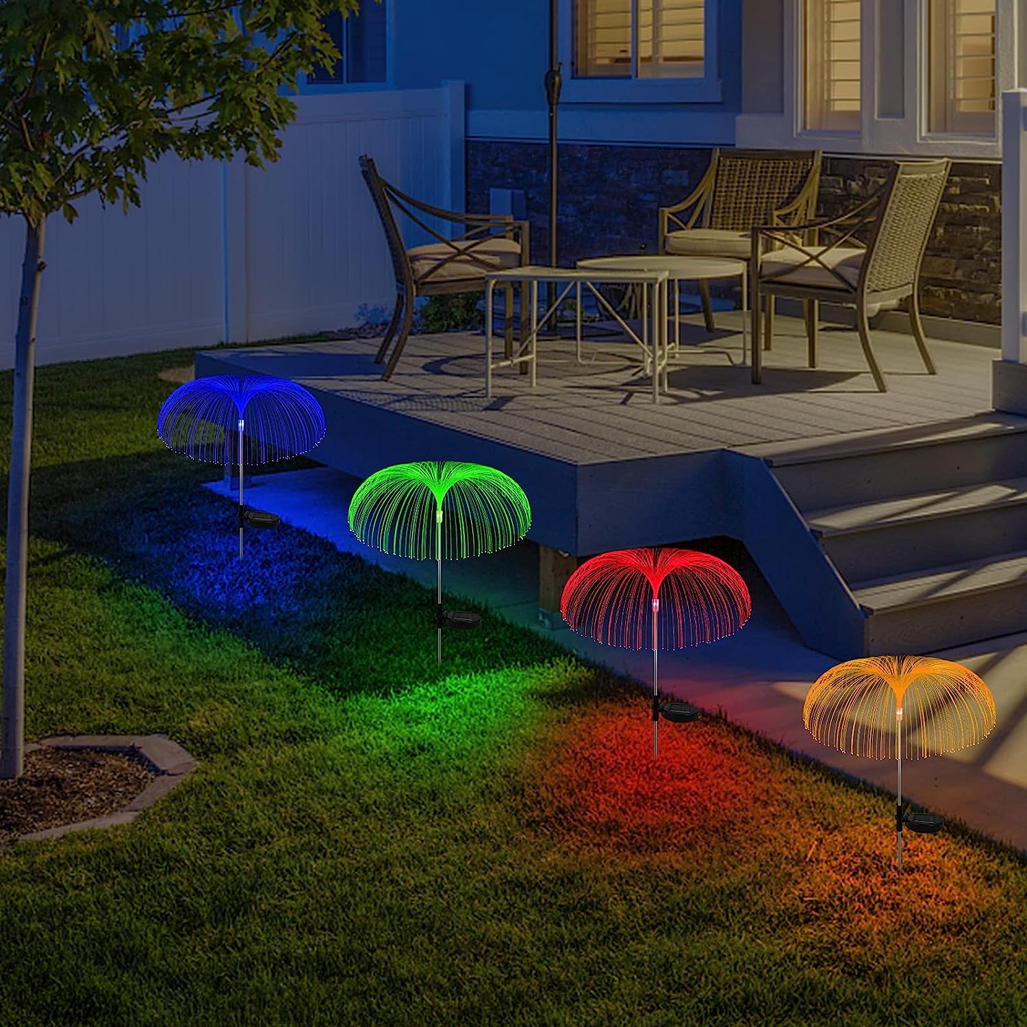 Solar garden luminous charging decorative lights
