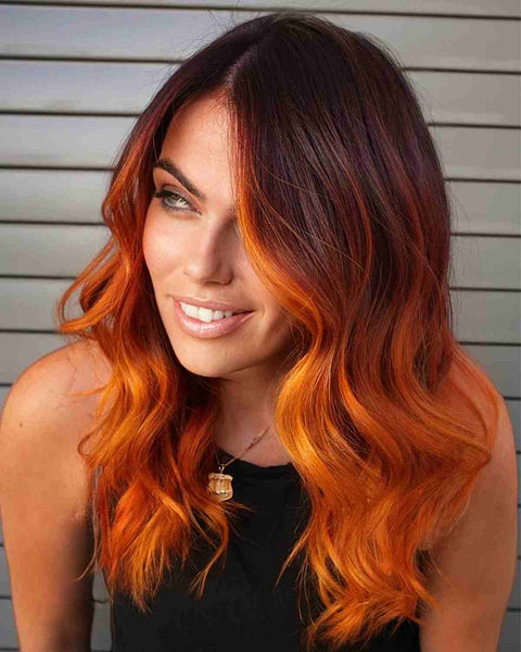 Fiery Pumpkin Ombre