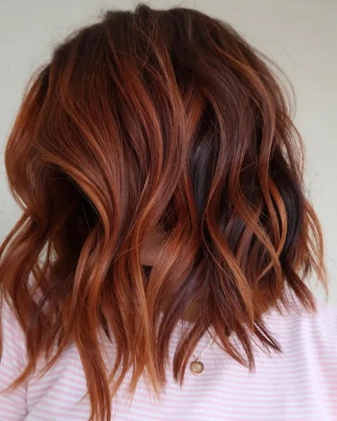 Mahogany and Copper Balayage