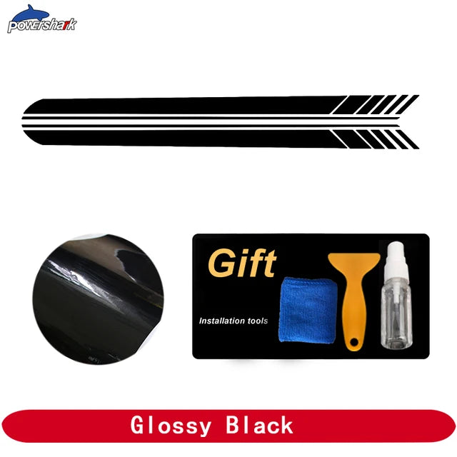 2 Pcs Edition 1 Side Stripes Skirt Sticker For Mercedes Benz GLC Class Coupe C253 X253 GLC200 GLC250 GLC43 GLC63 AMG Accessories