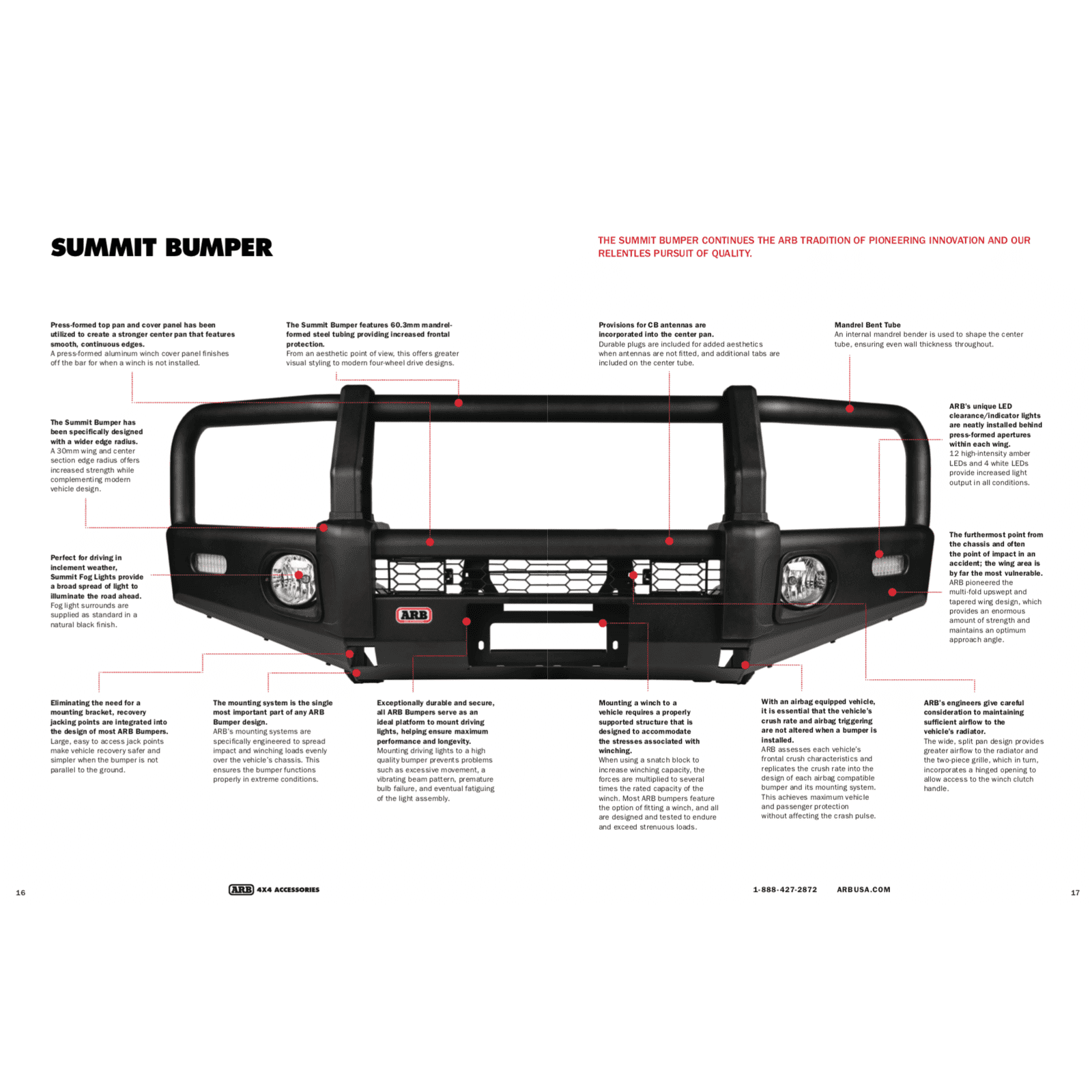 ARB Front Summit Bull Bars for 2015+ Chevy Colorado