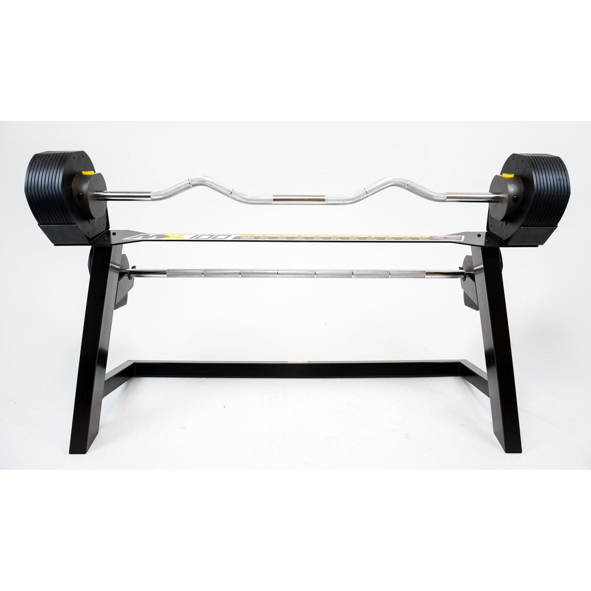 MX100 Rapid Change Adjustable Barbell / Curl Bar System (28 lbs to 100 lbs)