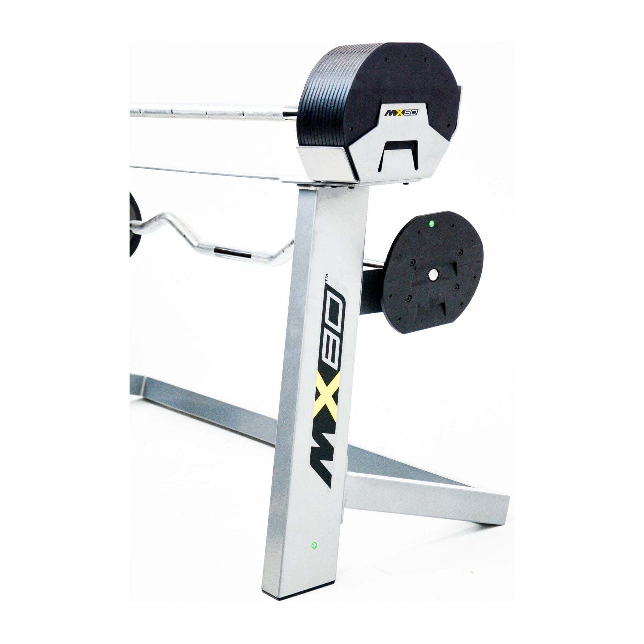 MX80 Rapid Change Adjustable Barbell / Curl Bar System (20 lbs to 80 lbs)