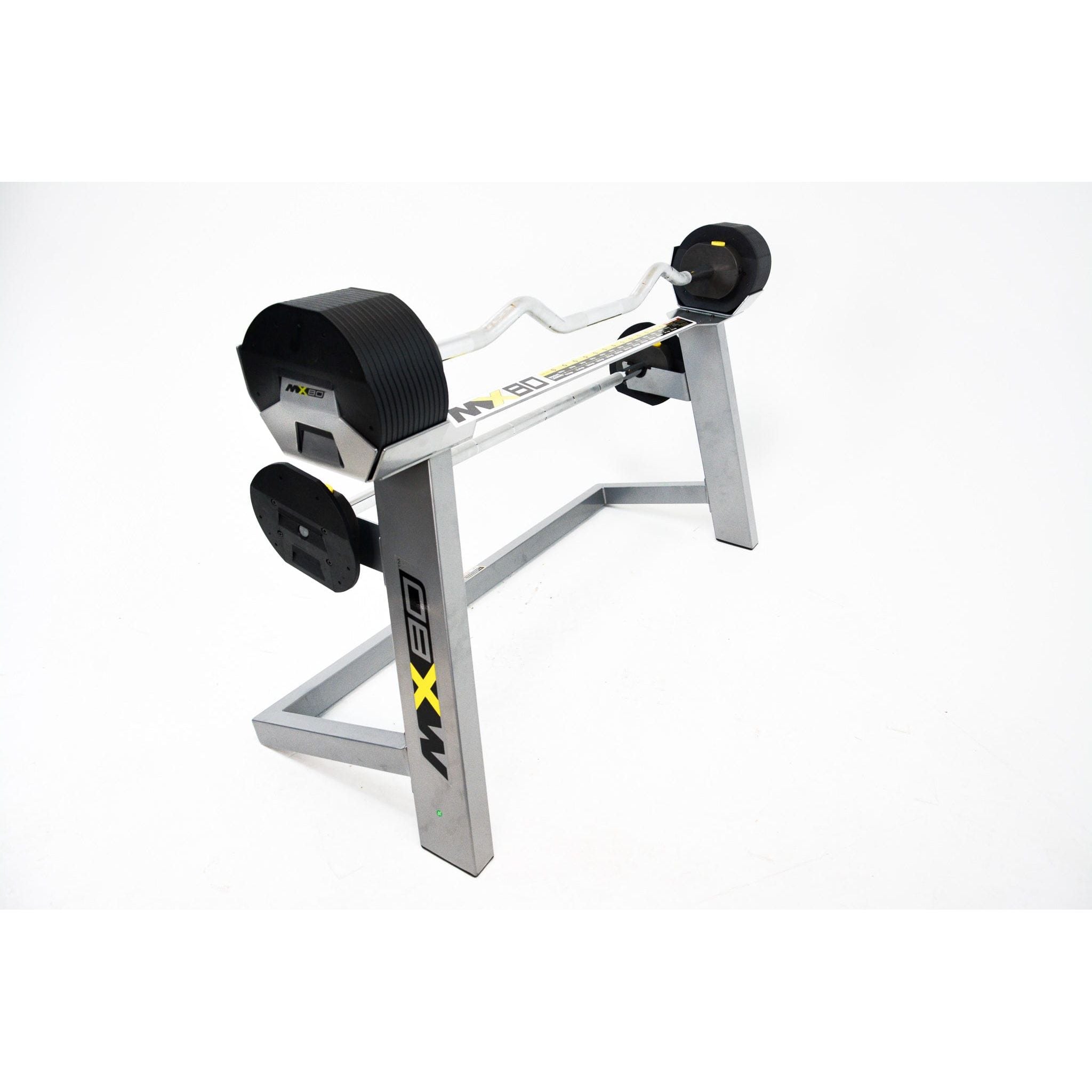 MX80 Rapid Change Adjustable Barbell / Curl Bar System (20 lbs to 80 lbs)