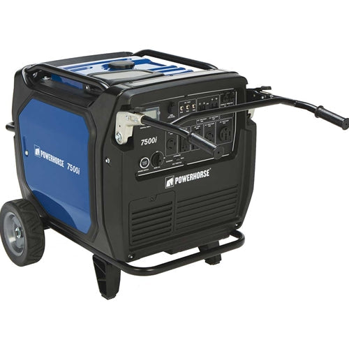 K & M Manufacturing Powerhorse Inverter Generator - 7500 Surge Watts & 6500 Rated Watts