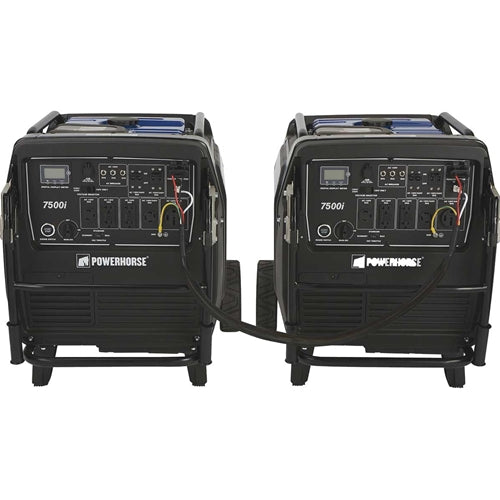 K & M Manufacturing Powerhorse Inverter Generator - 7500 Surge Watts & 6500 Rated Watts