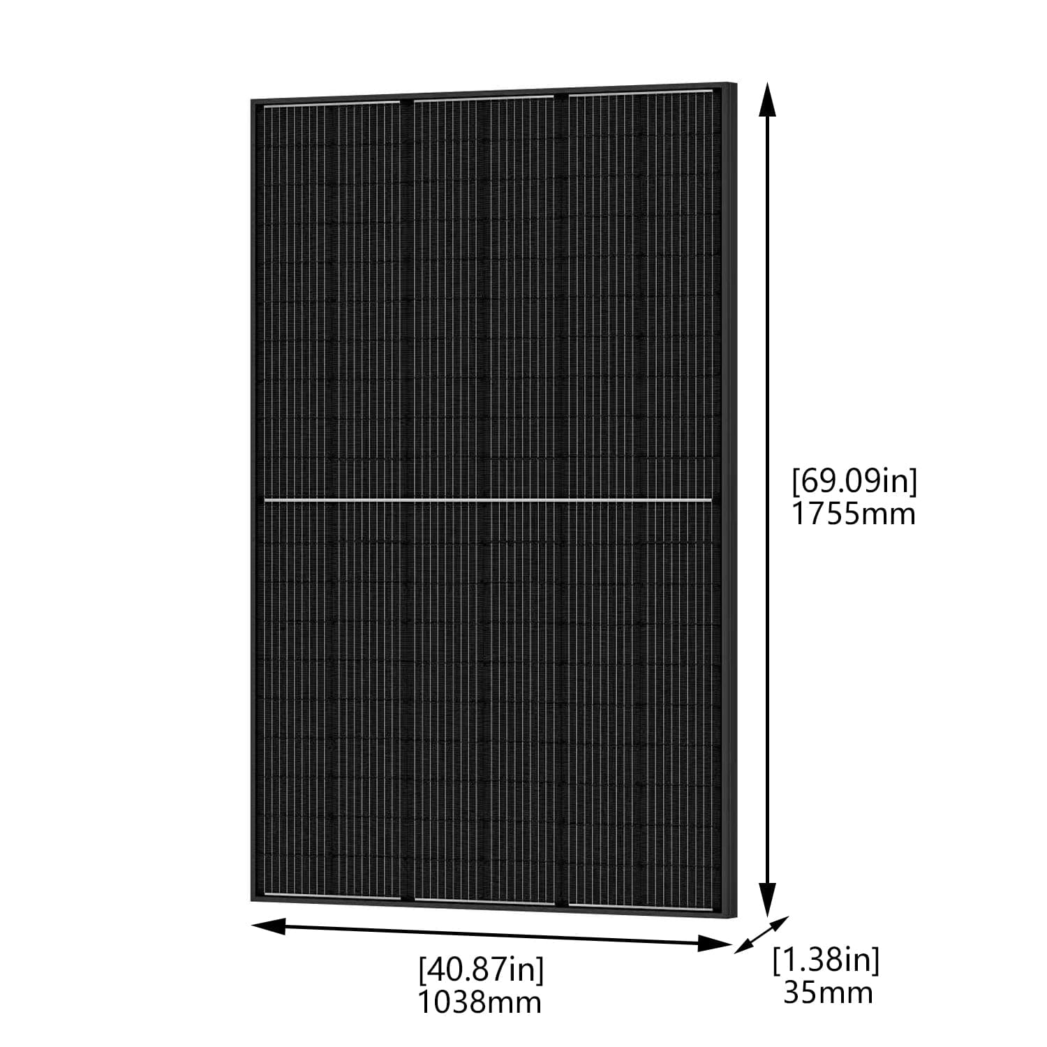 410 Watt Monocrystalline Solar Panel (2 Packs) With Solar Panel Mount Rack