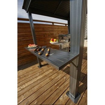 Sojag Gazebo Mykonos Grill Gazebo 5 x 8 ft - Dark grey