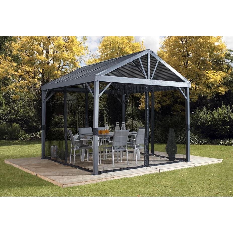 Sojag? Sanibel I Gazebo Steel Roof with Mosquito Netting