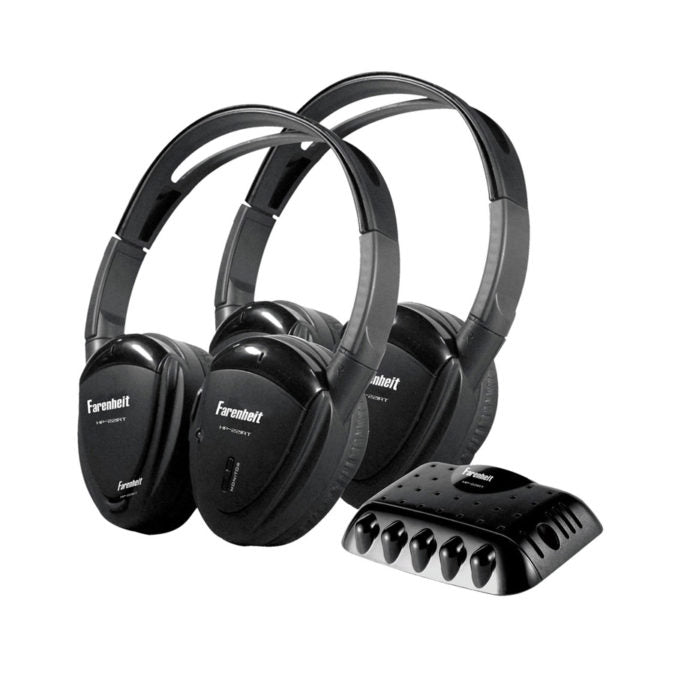 Power Acoustik  HP-21RT Single Channel Headphone Set w/ Transmitter