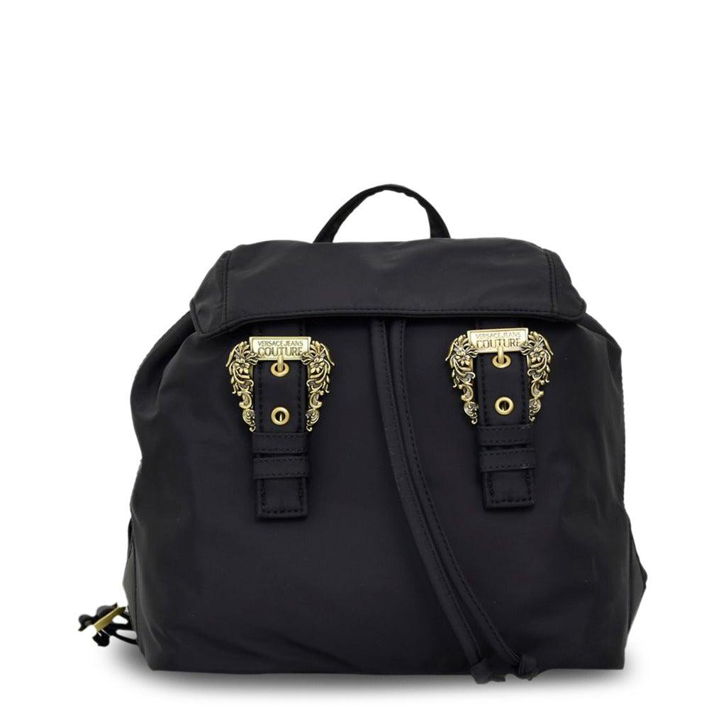 Synthetic Black Backpack