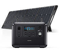 P1201 + 200W Portable Solar Panel
