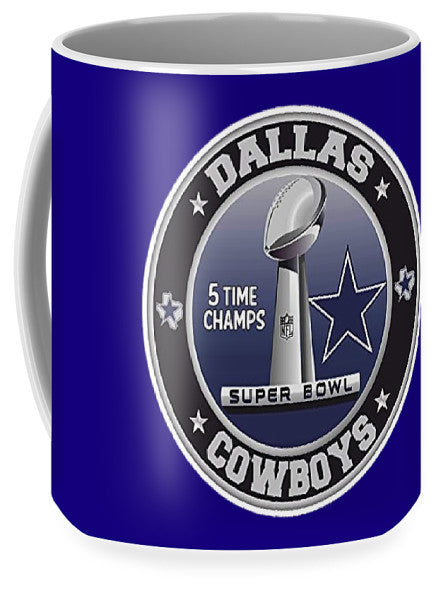 DALLAS COWBOYS 5 TIMES CHAMP COFFEE MUGS