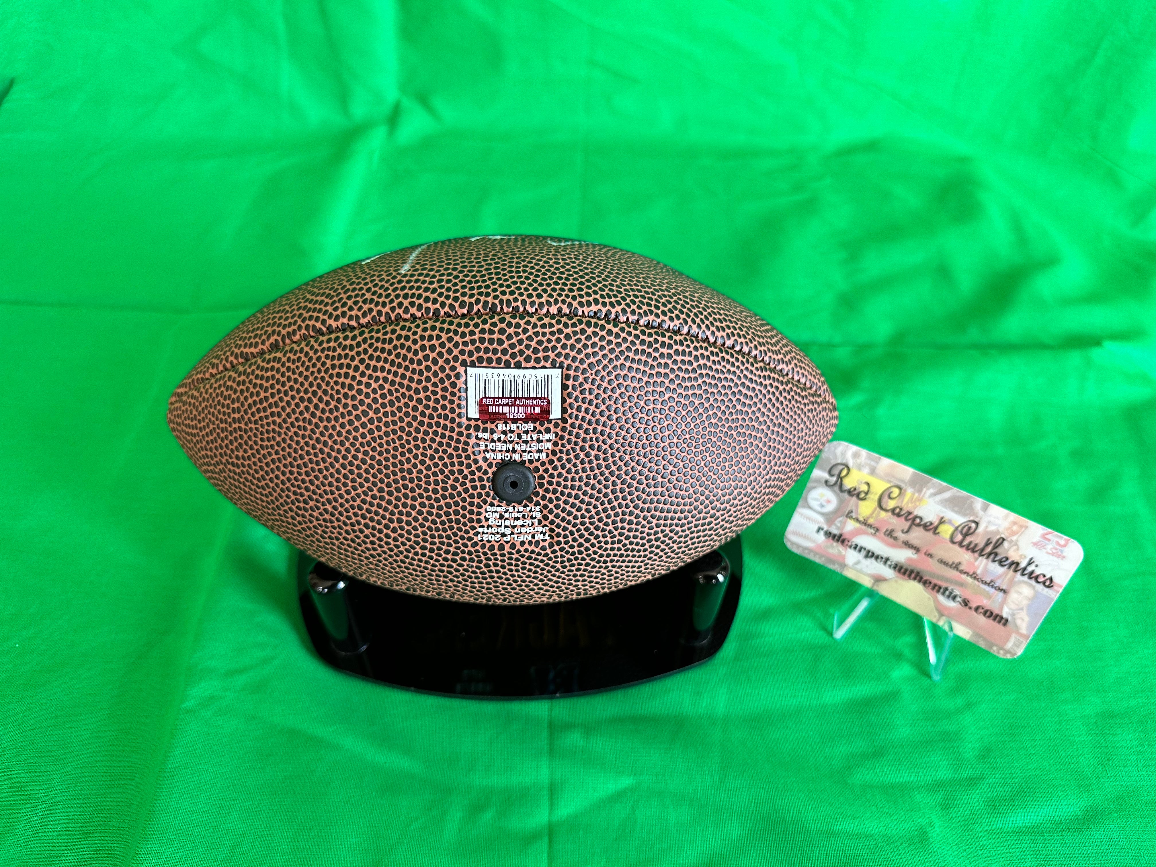 AARON RODGERS QB Packers Hand Signed Mini Logo Ball W/COA