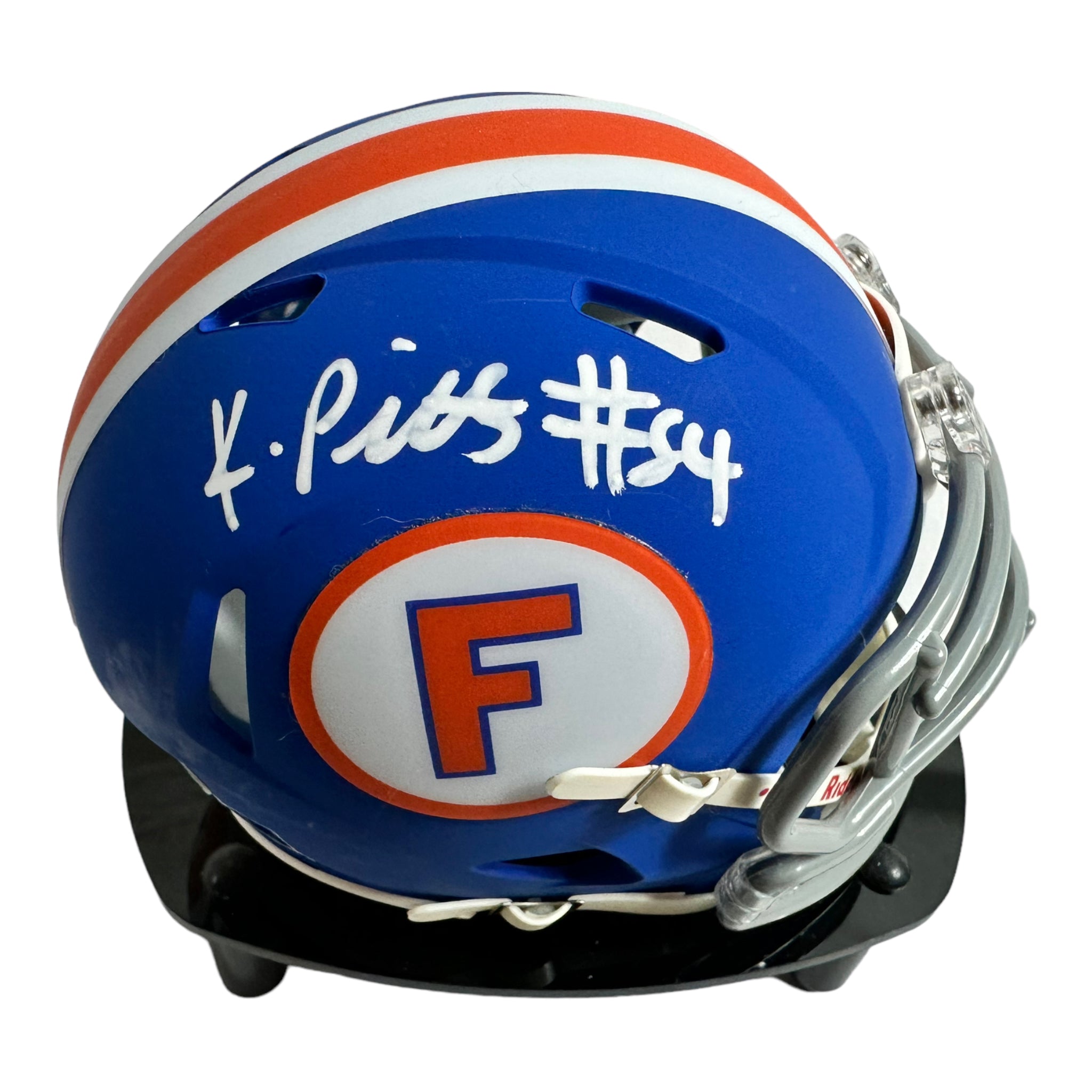 Kyle Pitts - TE Atlanta Falcons Hand Signed FL Gators Mini Helmet w/COA