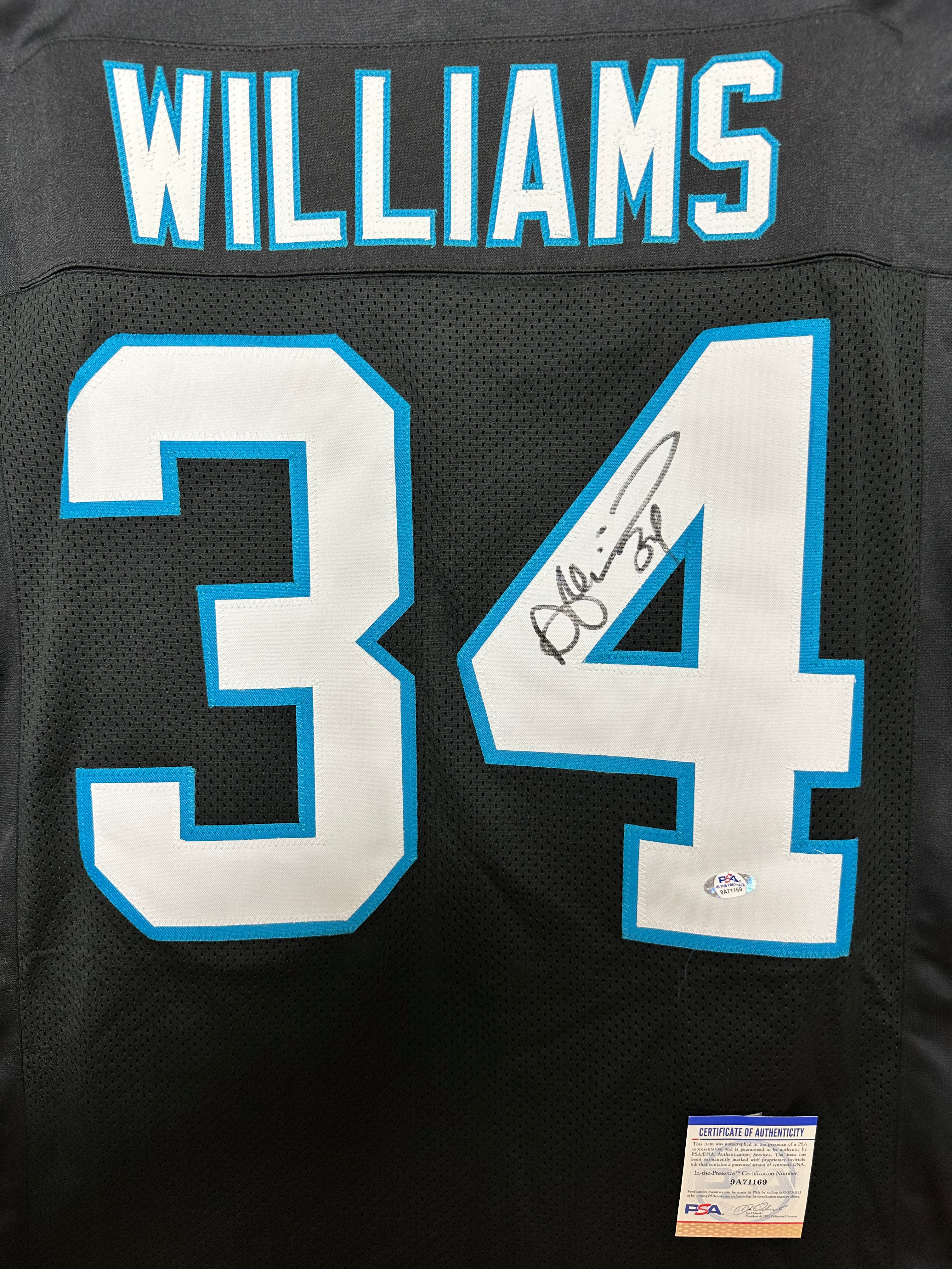 DeAngelo Williams - Carolina Panthers Hand Signed Away Jersey w/COA