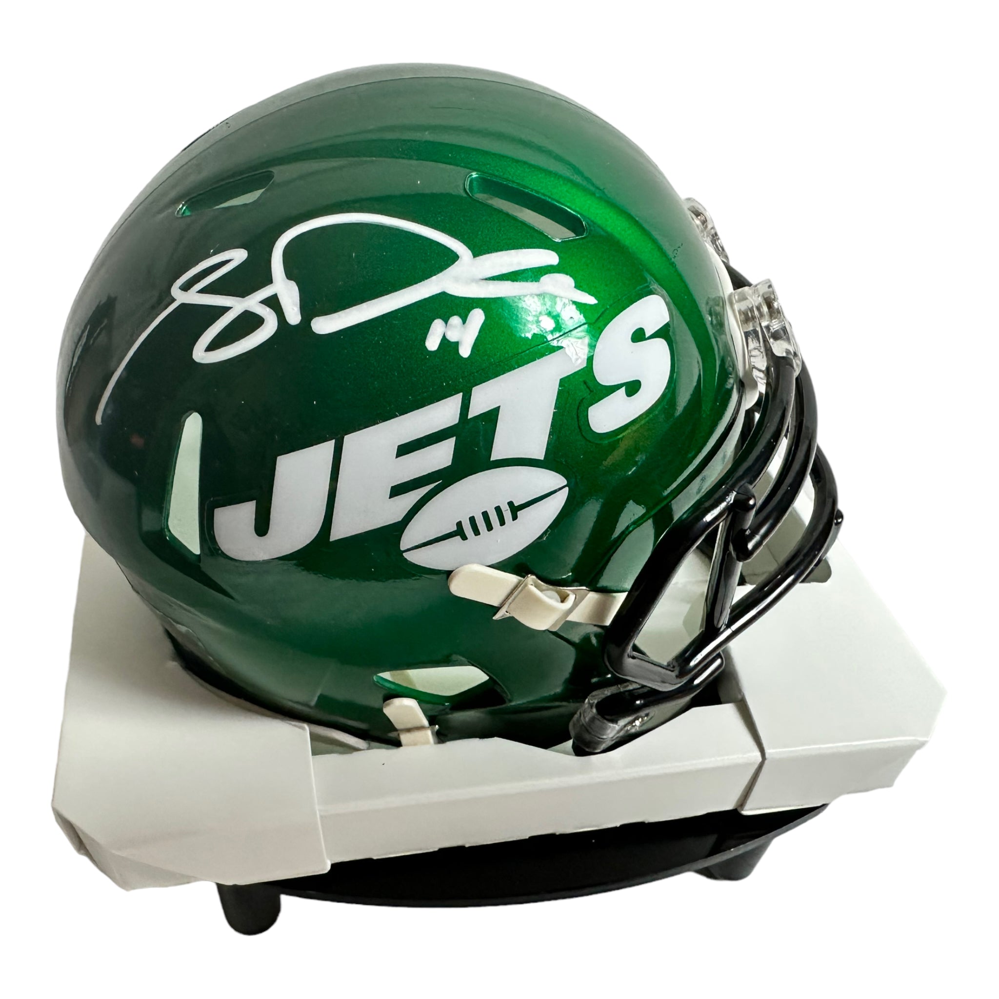 Sam Darnold - New York Jets Hand Signed Mini Helmet W/COA