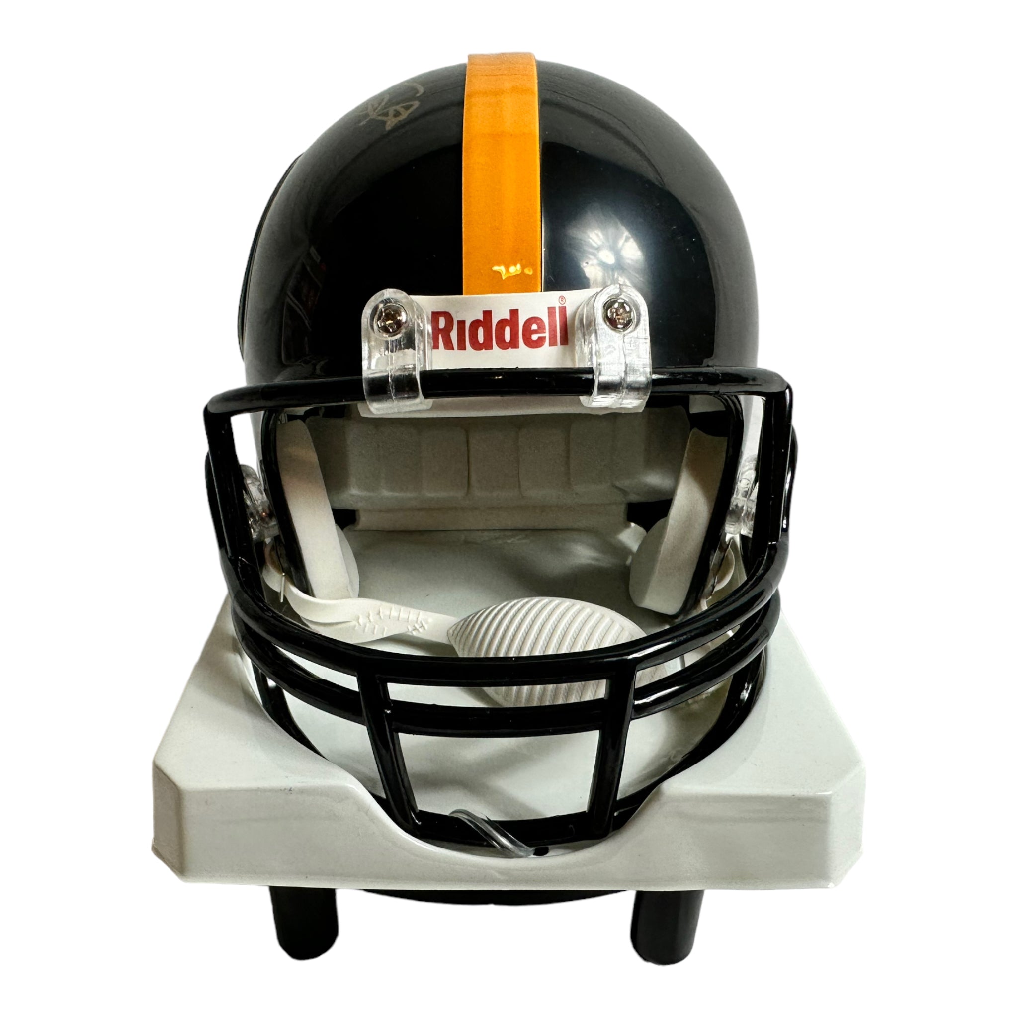 Randy Grossman - Pittsburg Steelers Hand Signed Riddell Mini Helmet w/COA