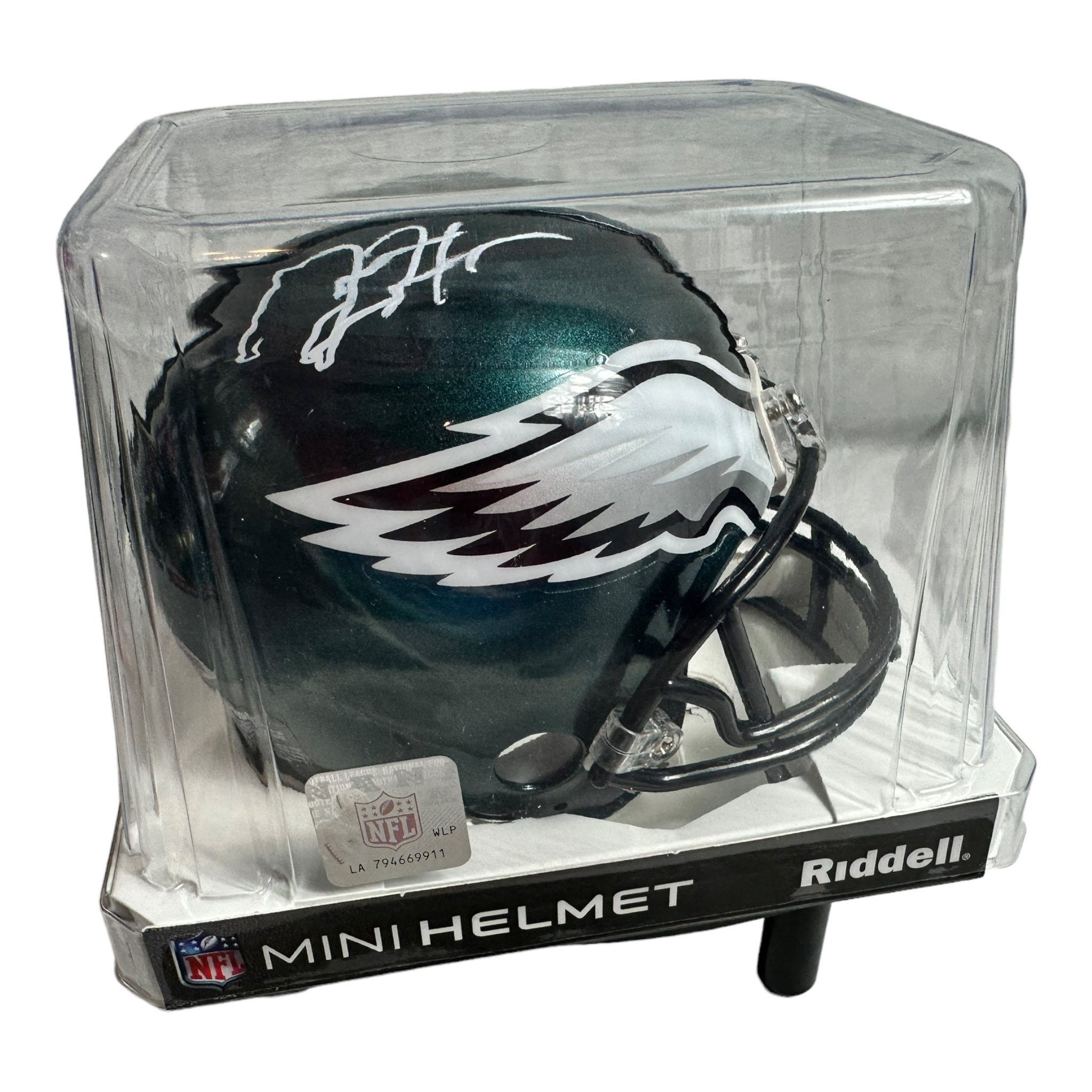 Jalen Hurts - Philadelphia eagles Hand Signed Mini Helmet W/COA