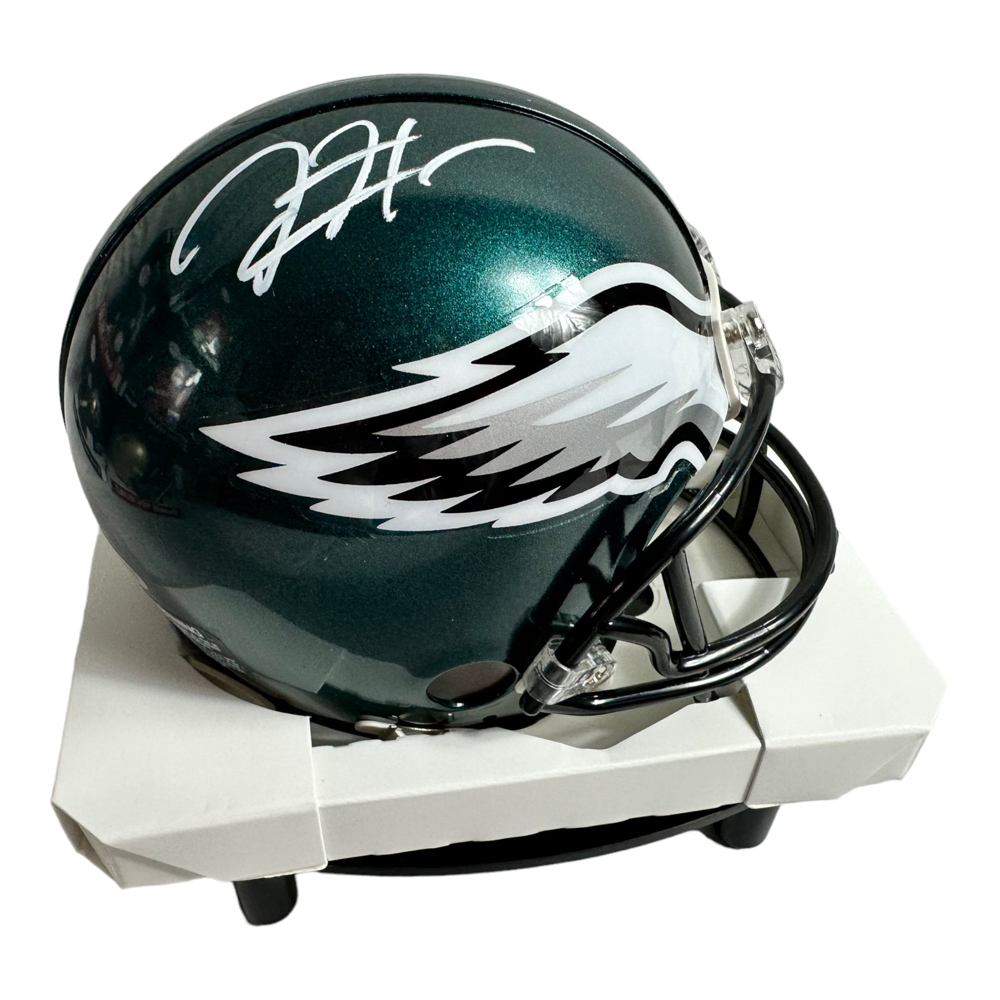 Jalen Hurts - Philadelphia eagles Hand Signed Mini Helmet W/COA