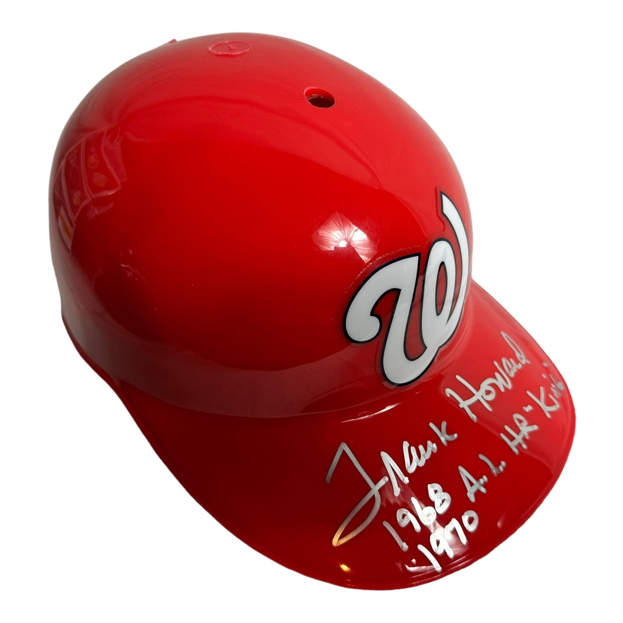 Frank Howard Hand Signed FS MLB Souvenir Washington Nationals Batting Helmet W/COA JSA