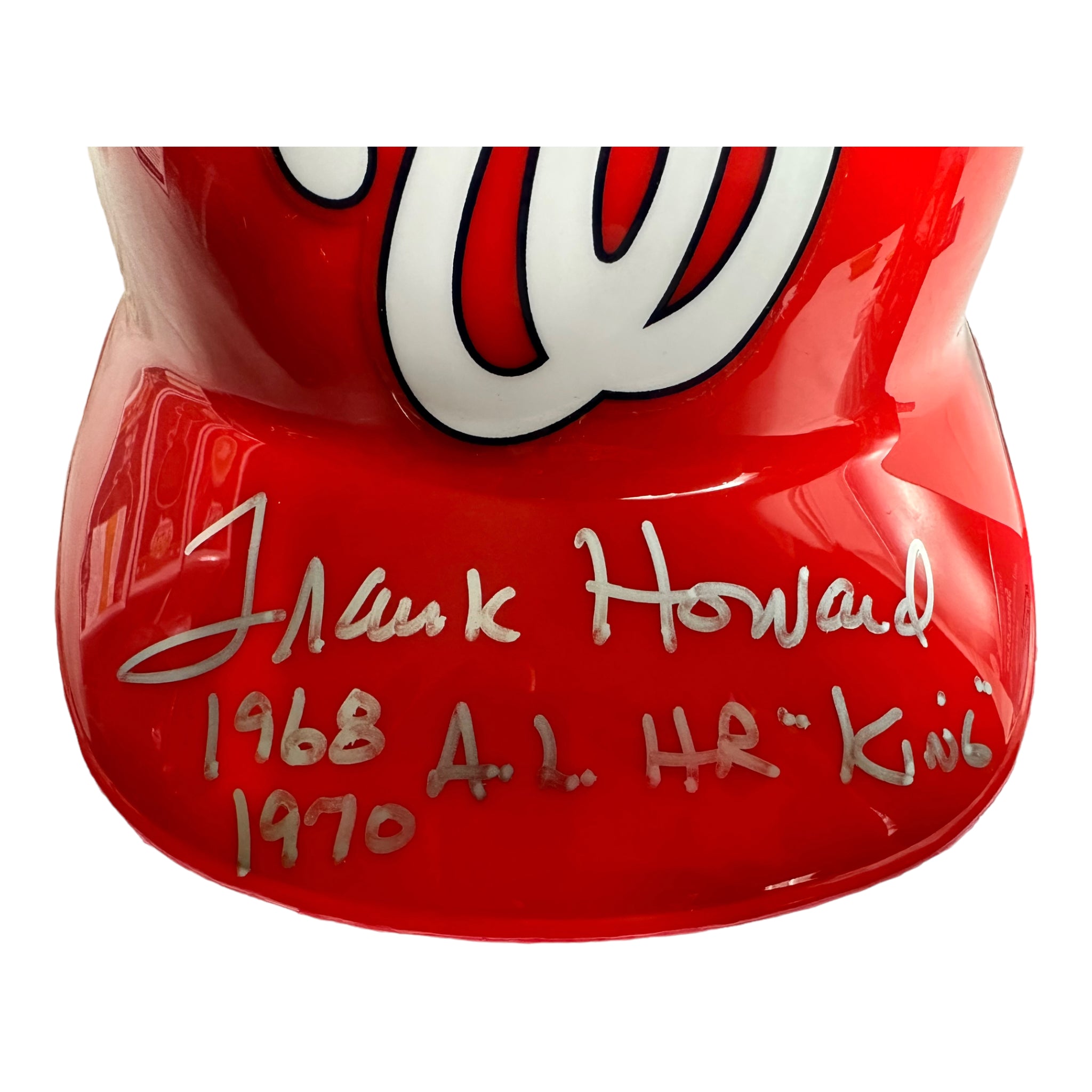 Frank Howard Hand Signed FS MLB Souvenir Washington Nationals Batting Helmet W/COA JSA