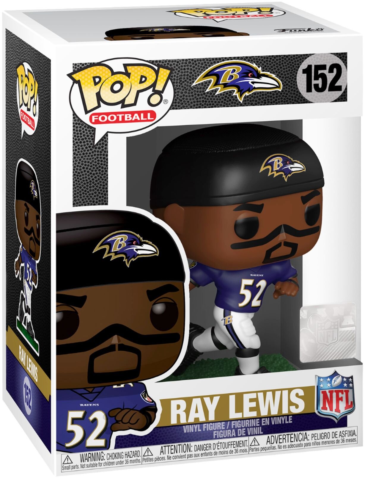 Ray Lewis LB Baltimore Ravens HOF (Home Jersey) Funko Pop # 152