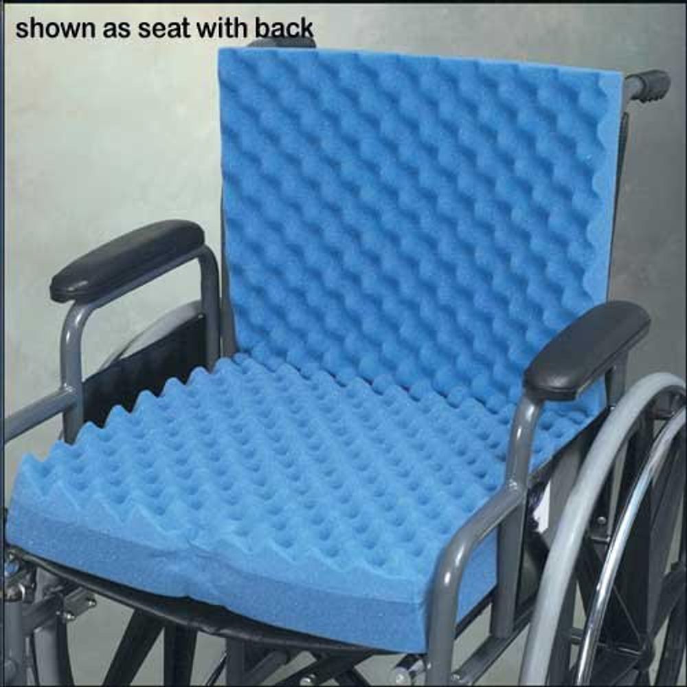 Eggcrate Wheelchair Cushion With Back 18