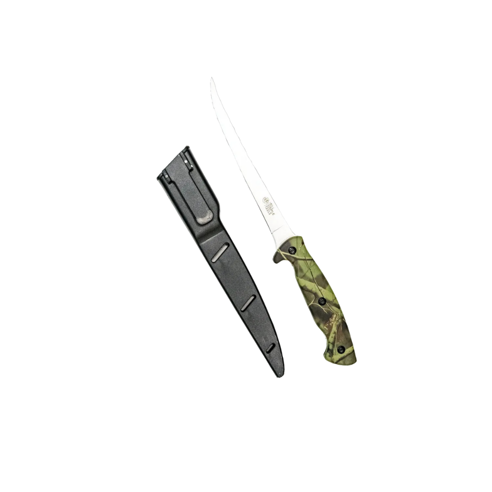 Rill Simple Tools Waterman Camo Fixed Fillet Knife