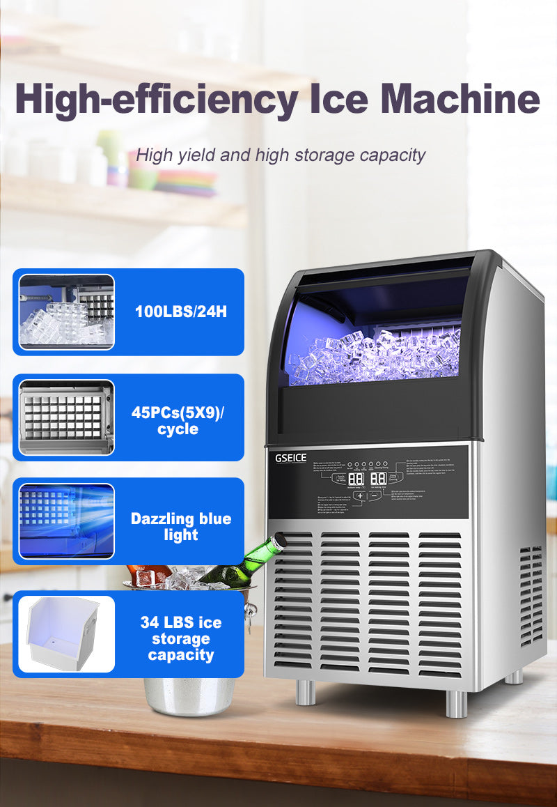 SY100 ice maker details