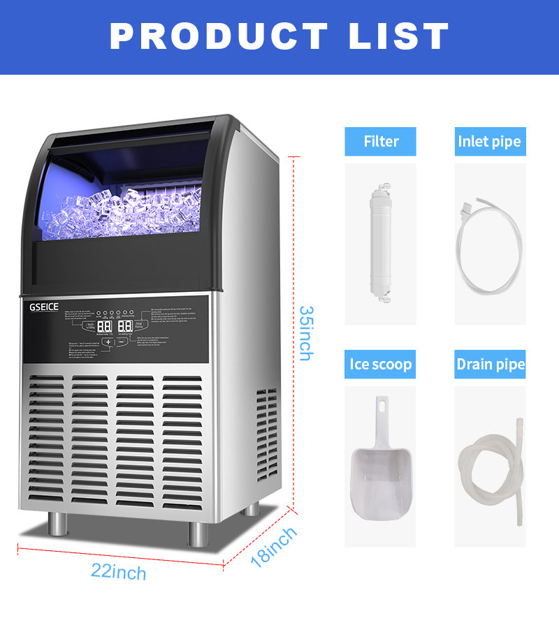 SY100 ice maker details