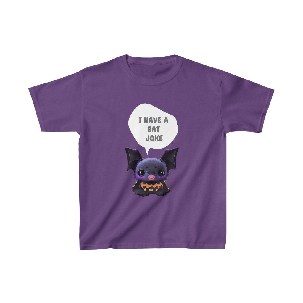 I Have A Bat Joke! Original Art. Unisex Heavy Cotton Tee. Kids Heavy Cotton? Tee.