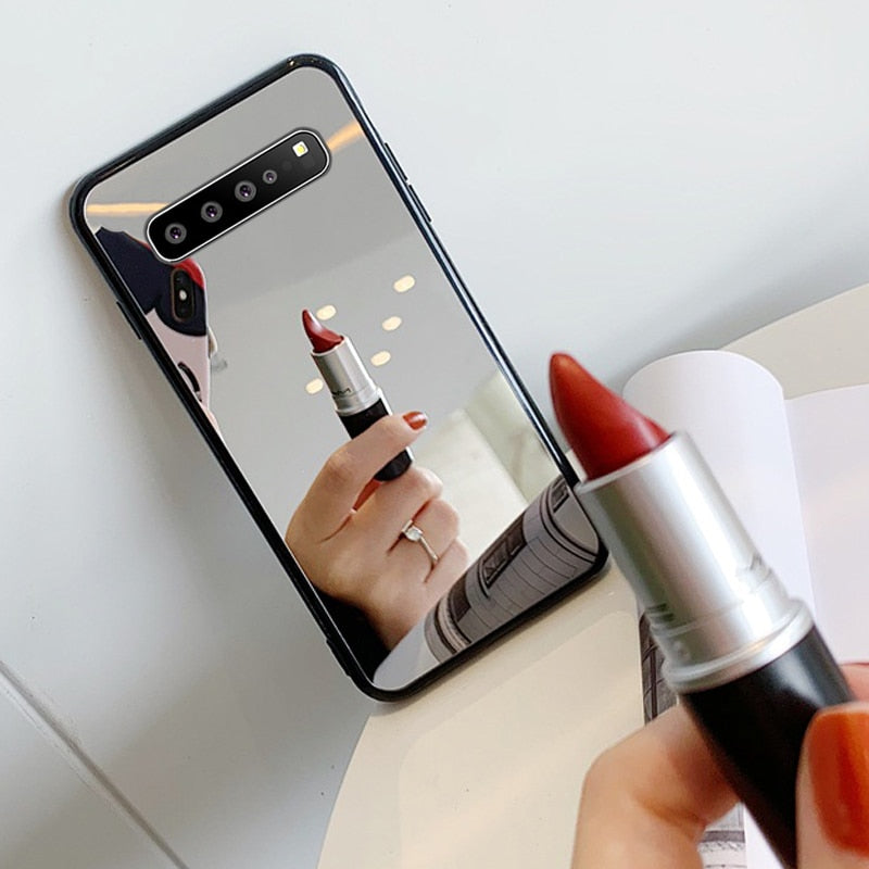 LOVECOM Luxury Makeup Mirror Samsung Phone Case