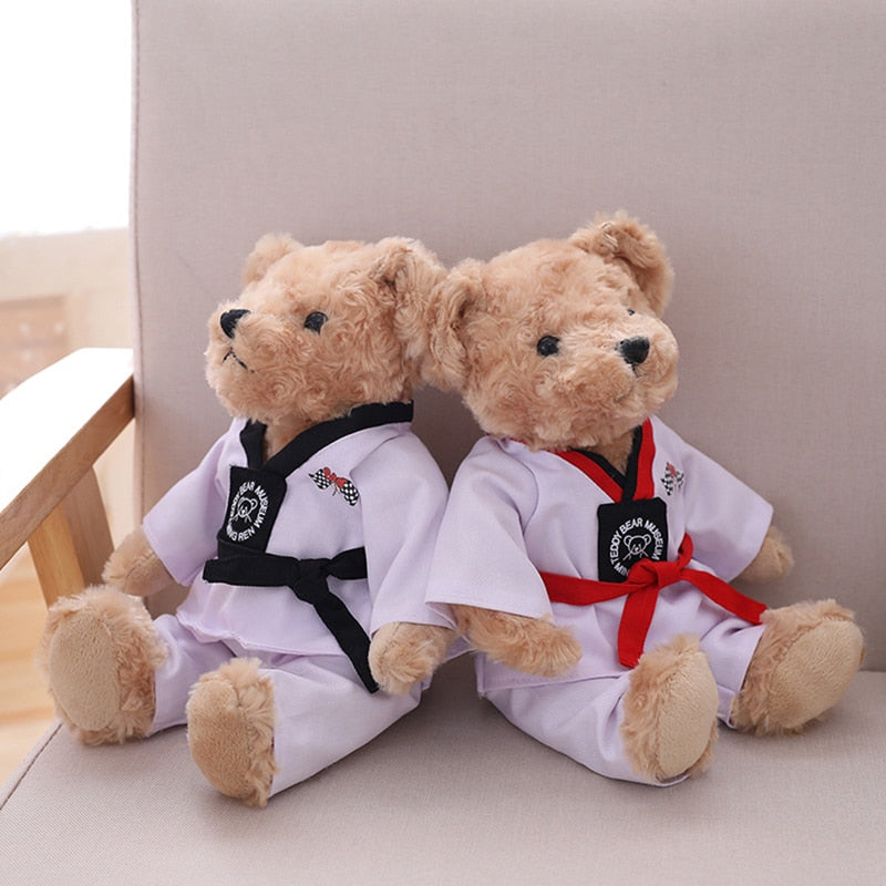 Children Taekwondo Plush Teddy Bear