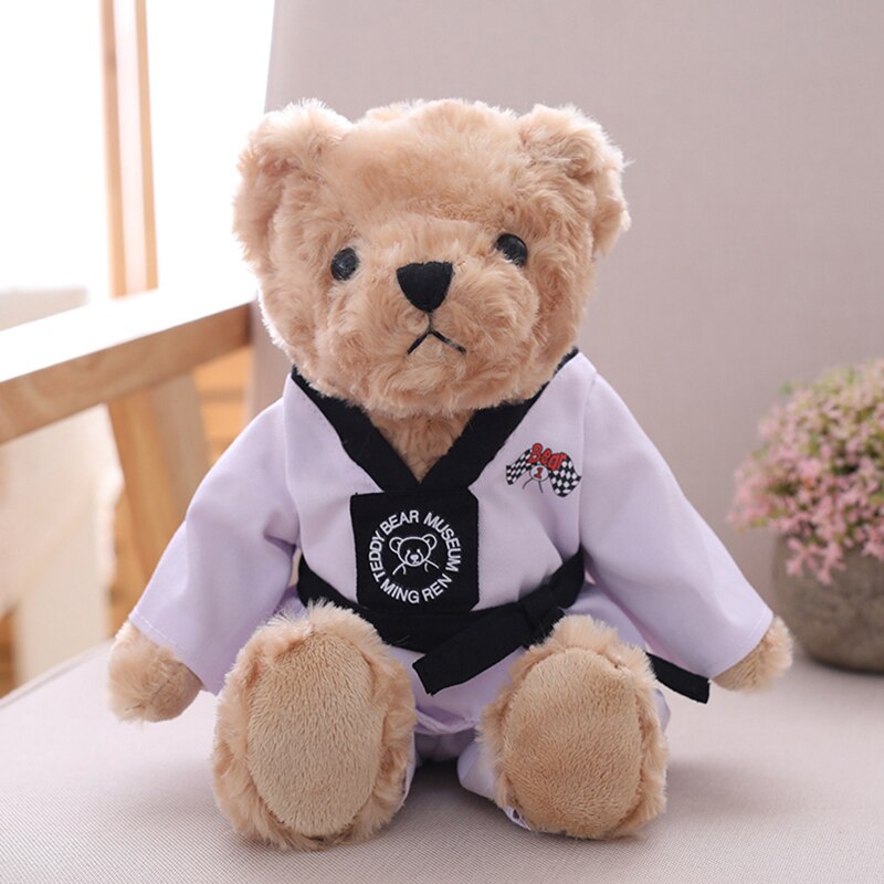 Children Taekwondo Plush Teddy Bear