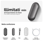 PLAUD NotePin e Piano Annuale Illimitato AI

