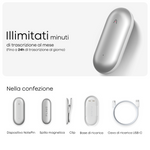 Plaud NotePin e Piano Annuale Illimitato AI
