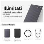 PLAUD Note e 2 Piano Annuale Illimitato AI
