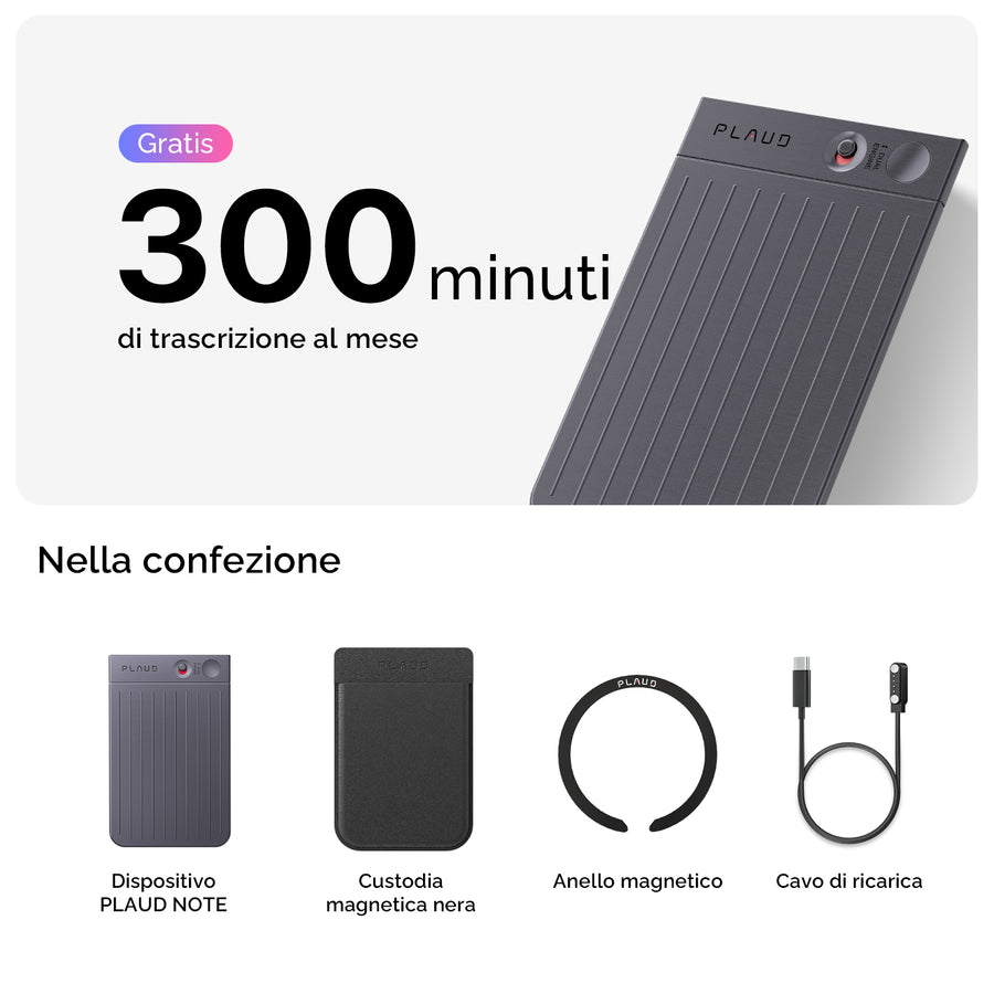PLAUD NOTE | Confezione da 3
