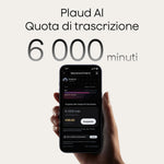Plaud AI Abbonamento Annuale Pro & Quota di Trascrizione AI
